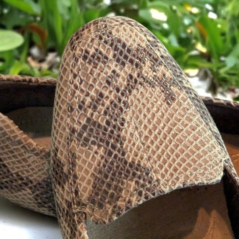 Clarks Artisan Timeless Natural Python Loafers - … - image 4